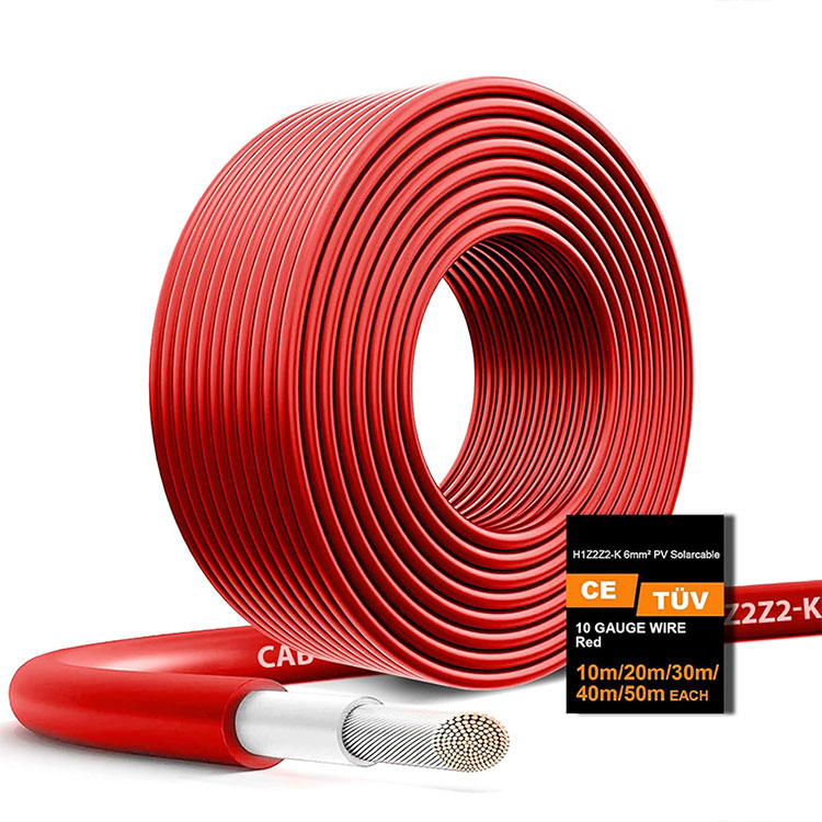 6mm2 Qırmızı Günəş Xətti Təsdiqlənmiş Ağır Torpaq Dəfni