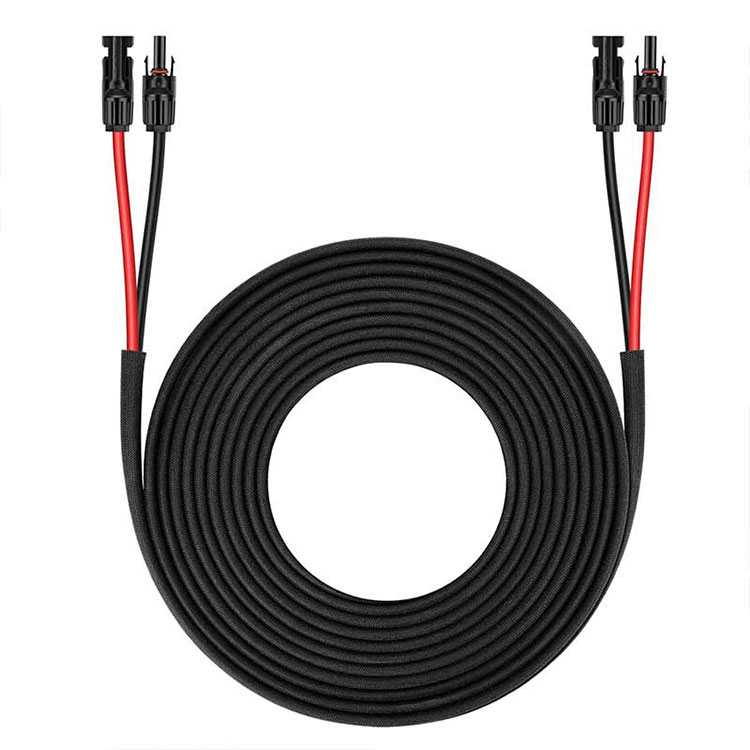 Günəş Paneli Uzatma Kabel-25FT 10AWG(6mm2) İkiqat Günəş Paneli Tel